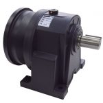 GHM horizontal installation straight gear reducer motor